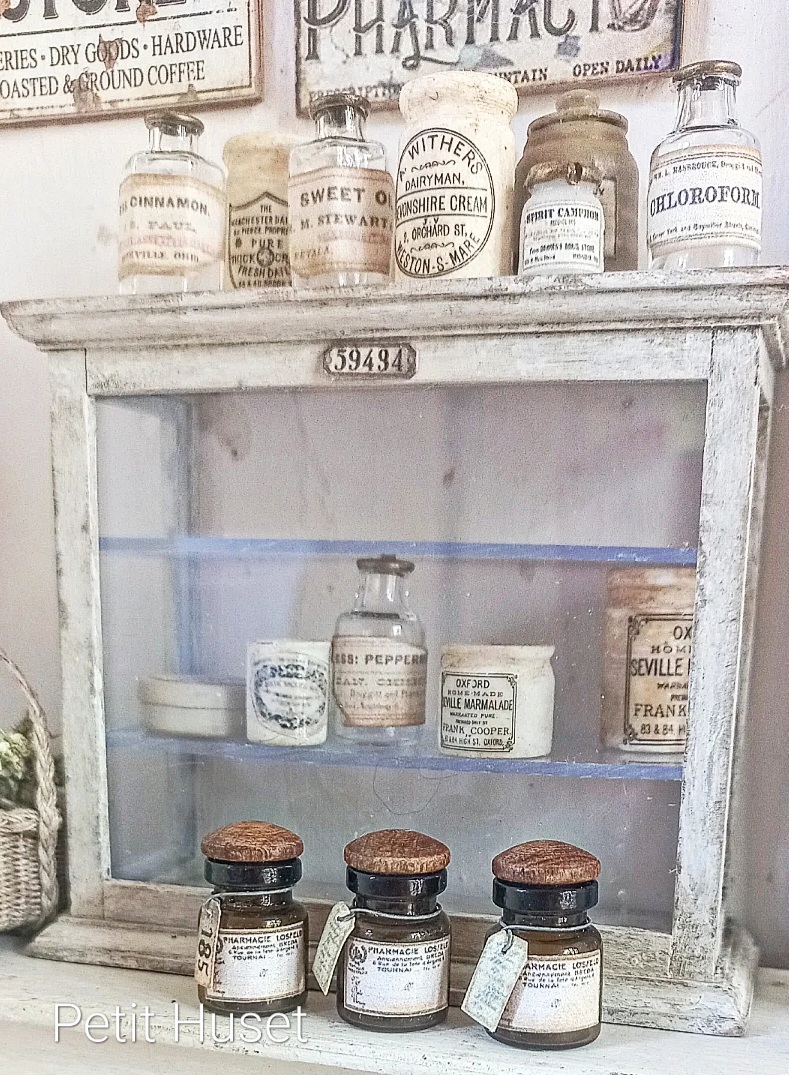 Apothekers Flesje met Houten dop.