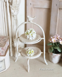 Brocante Etagere met 2 Borden