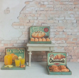 Vintage Winkel Display met Koekjes