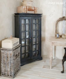 Brocante Zwarte Voorraadkast