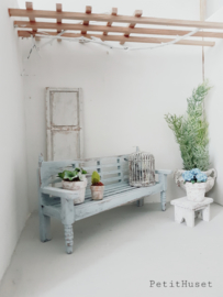 Zacht Blauw Verweerde Tuinbank