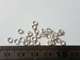 Ornamentje 33-Ringetjes zilver-Per 10