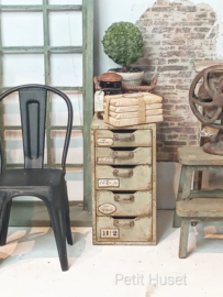 Brocante Industrieel Ladenblokje