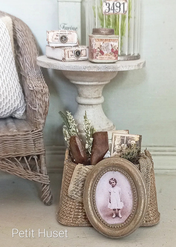 Brocante Lijstje met Oude Foto