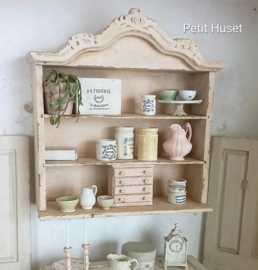 Brocante Sfeervolle Open Kast