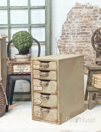 Brocante Industrieel Ladenblokje
