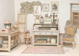 Brocante Sidetable met Opzet