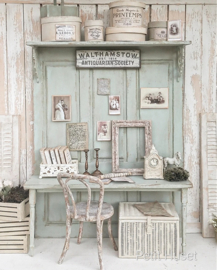 Brocante Paneel met Tafel
