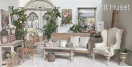 Brocante Houten Bank