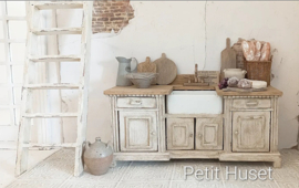 Brocante Landelijk Keukenblok
