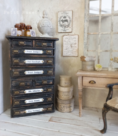 Brocante Oude Apotheek Kast