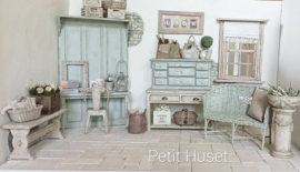 Brocante Wandpaneel met Tafel