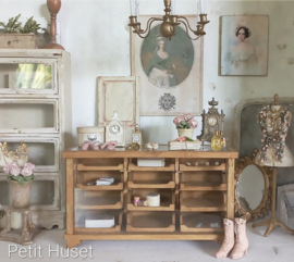 Antieke Fournituren Display Toonbank