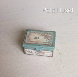 Zeer Brocante Zout Blik
