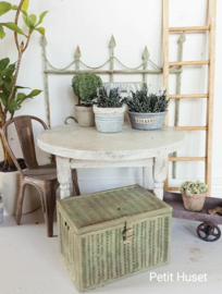 Zinken pot met Lavendel