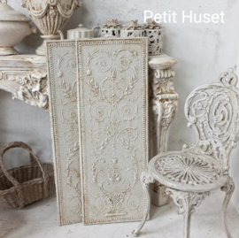 Dun Brocante Tableau met Reliëf