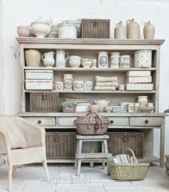Zeer Brocante Open Buffet/Winkel Kast