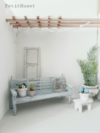 Zacht Blauw Verweerde Tuinbank