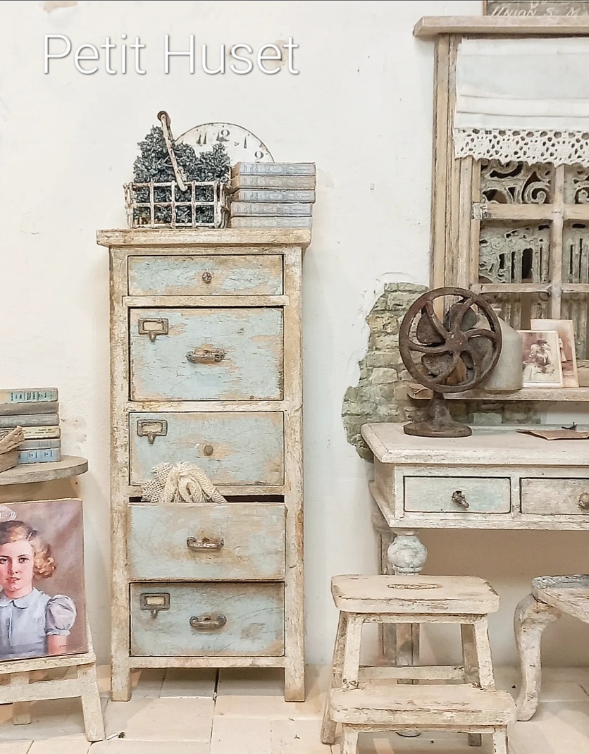 Oude Houten Archiefkast