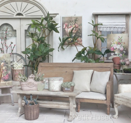 Brocante Houten Bank