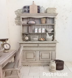 Oud Emaille Spices Blikje met losse deksel