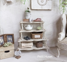 Brocante Etagere/ Wandkastje