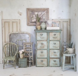 Zeer Brocante Werkplaats Kast