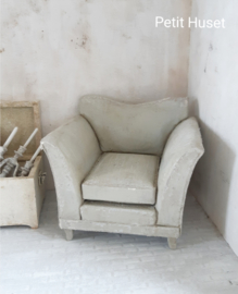 Oude "Ledere" Fauteuil