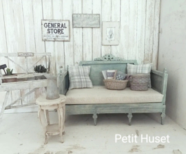 Oude Brocante Zweedse Bank