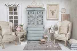 Brocante Oude Engelse Boekenkast
