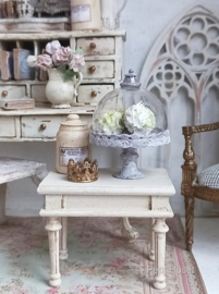 Brocante Etagere met echt Glas
