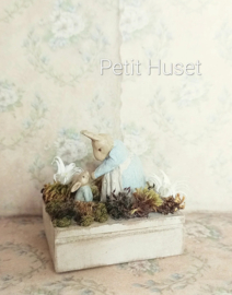 Mooi Tableau Pieter Rabbit en Mama