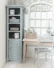 Hoge Smalle Brocante Kast