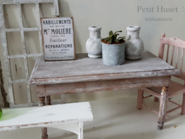 Oude Shabby Eettafel