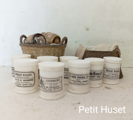 Brocante Pot met Losse Deksel en Etiket