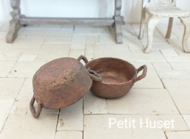 Grote Oude "Koperen" Pan
