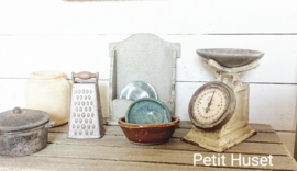 Oude Brocante Keukenweegschaal
