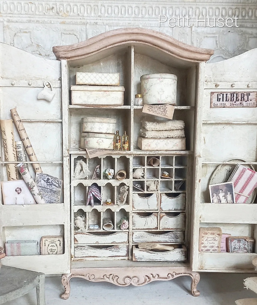 Brocante Hobby/Snuiserijen Kast.