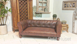 Brocante Lage Chesterfield Bank