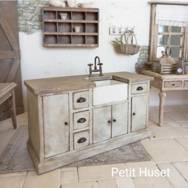 Zeer Brocante Keukenblok