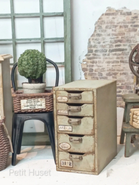 Brocante Industrieel Ladenblokje