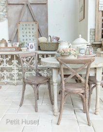 Brocante Cross Back Stoeltje