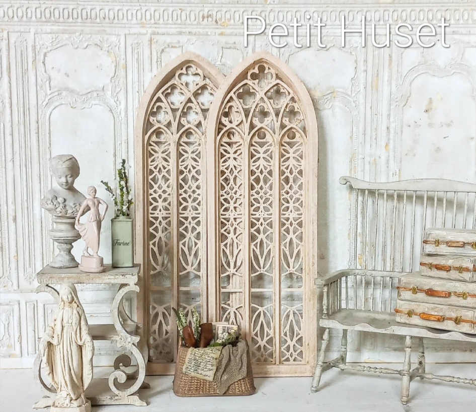 Groot Brocante Kerkraam voor Decoratie