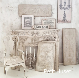 Dun Brocante Tableau met Relief