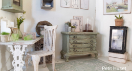 Oude Ladenlast met Craquelee