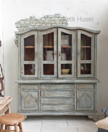 Brocante Vitrinekast