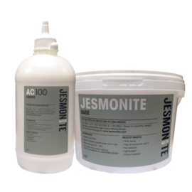 Jesmonite, Acrylhars op waterbasis  weerbestand. Set van 70kg.