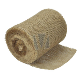 Jute op rol  zeer open 175gr/m2 voor het versterken van gips	15cm x25meter