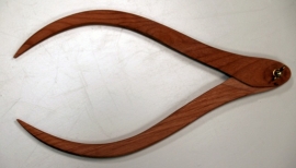 Houten krompasser 17 cm