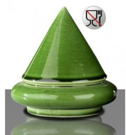 Glazuur groen glans 100 gram poeder 1020 - 1080 °C